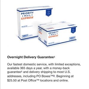 Overnight shipping